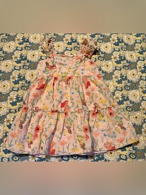 Disney Princess girls size 5t floral princess dress